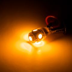 194 LED Landscape Light Bulb - 5 SMD LED Tower - Miniature Wedge Retrofit - 95 Lumens - Amber