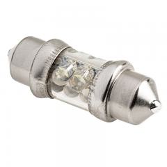 DE3175 LED Light Bulb - (4) 3mm LED Festoon Bulb - 3022 Base - 30mm