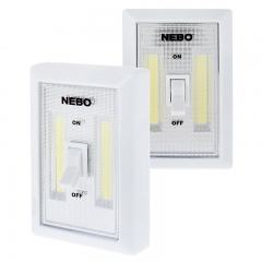 NEBO FlipIt LED Light Switch - 2-Pack - 215 Lumens