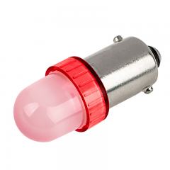 BA9s LED Landscape Light Bulb - 1 LED - BA9s Retrofit - 5 Lumens - Red 180 Degree 12VAC/DC