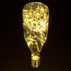 LED Bottle Light Bulbs w/ Integrated LED Fairy Lights - 50 Lumens