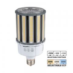 LED Corn Bulb - Selectable Wattage and CCT - EX39 Mogul Screw Base - Up To 13,500 Lumens - 63W / 80W / 100W - 3000K / 4000K / 5000K - 320W MH Equivalent