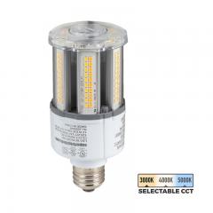 12W LED Corn Bulb With E26 Medium Base - Selectable CCT - Up To 1,860 Lumens - 3000K / 4000K / 5000K