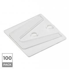 100 Pack - Parapet Christmas Light Clips - Compatible with Shingle Tab (CLS-CLIP5-100PK)