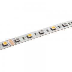 5m RGB+W LED Strip Light - Color-Changing LED Tape Light - 12V/24V - IP20