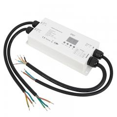 LED Waterproof DMX512 and RDM Decoder - 4 Channel - 5 Amp - 12-36V - Digital Display