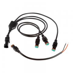 Deutsch DT Connector 3-Way Splitter Cable - DT Pigtail Connector Male