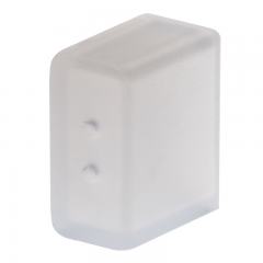 8mm Silicone End Cap - 2 Holes