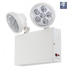 Dual-Head NYC Emergency Light with Battery Backup - Adjustable Light Heads