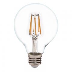 G25 LED Filament Bulb - 60 Watt Equivalent LED Vintage Light Bulb - Dimmable - 650 Lumens