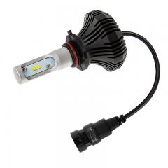 Motorcycle H10 LED Fanless Headlight Conversion Kit with Internal Driver - 2,000 Lumens