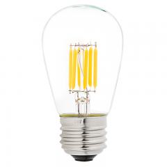 LED Vintage Light Bulb - S14 LED Sign Bulb w/ Filament LED - 11W Equivalent - Dimmable - 338 Lumens