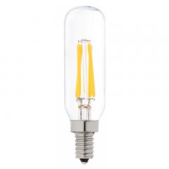 T8 LED Filament Bulb - 40W Equivalent Candelabra LED Vintage Light Bulb - Radio Style - Dimmable - 370 Lumens