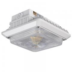 LED Canopy Lights - Dimmable - 5000K - Surface Mount or Conduit Install - 75W (250W MH Equivalent) - 9,000 Lumens