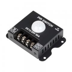 PIR Motion Sensor Switch - 12-24 VDC - 30 Amps