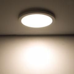 9” LED Downlight w/ White Interchangeable Trim - 18W Flush Mount Ceiling Light - 1,440 Lumens - 100 Watt Equivalent - 4000K/3000K - Dimmable