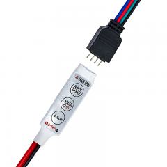 Mini RGB LED Controller - Dynamic Color-Changing Modes - 4 Amps/Channel