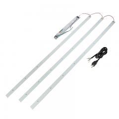 50W LED Magnetic Strip Kit - Three 4ft Pcs and LED Driver - 5600 Lumens - Dimmable