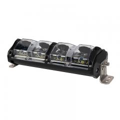 RGB Backlit Off-Road 10" LED Light Bar - Adjustable Flood / Spot and Driving Beam - 6,200 Lumens