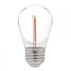 S14 LED Light Bulb - Single Color LED Filament Bulb - 11W Equivalent - 60 Lumens