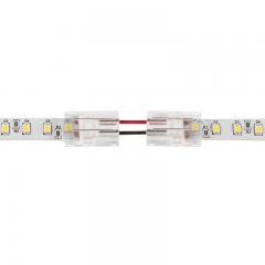 Solderless Clamp-On Up / Down ‘L’ Wire Connector - 10mm Single Color LED Strip Lights