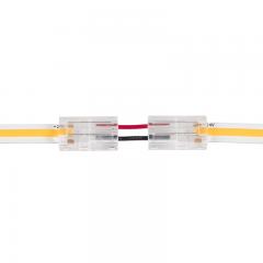 Solderless Clamp-On Up / Down ‘L’ Wire Connector - 8mm COB  LED Strip Lights