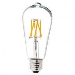 ST18 LED Filament Bulb - 60W Equivalent Vintage Light Bulb - Dimmable - 537 Lumens