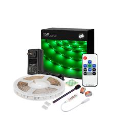 RGB LED Strip Light Kit - 5m Color-Changing LED Tape Light - 24V - Wireless RF Remote