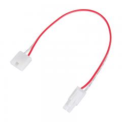 LED Strip Light to Male LC2 Locking Connector Cable - 10mm Single Color Strips - 8"