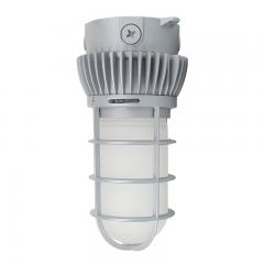 20W Vapor Tight LED Jelly Jar Light - 1,800 Lumens - Caged Ceiling Mount Light - 4000K