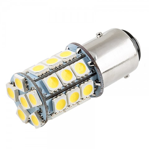 Details about   4 BBT BAY15D Double Filament Tail/Stop 12 volt 19 White LED Trailer Light Bulbs 