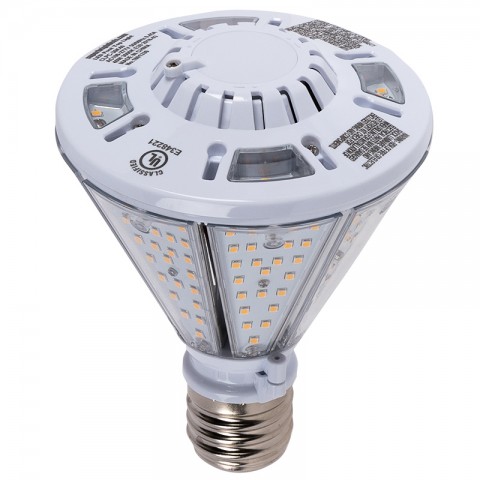 60W 7200 Lumens Sunlite LED High Bay Bulb With Mogul Base 50K Super White 