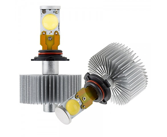 Led Headlight Kit Hb4 9006 Led Headlight Bulbs Conversion Kit With Radial Heat Sink