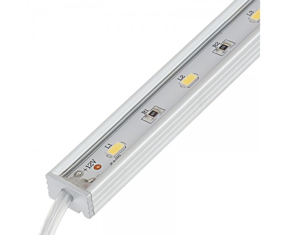 Waterproof Linear Led Light Bar Fixture W Dc Barrel Connectors 675 Lumens