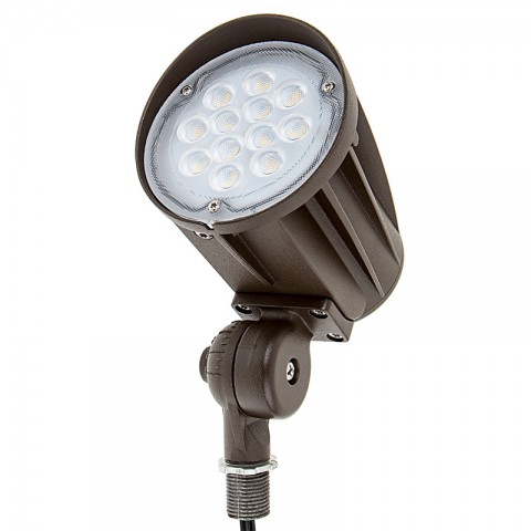 10W 12V LED Spotlight Floodlight Outdoor Garden Landscape Light 12V  White US 