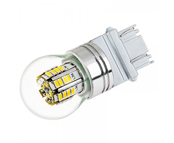 3157 LED Bulb w/ Stock Cover - Dual Function 36 SMD LED Tower - Wedge Retrofit