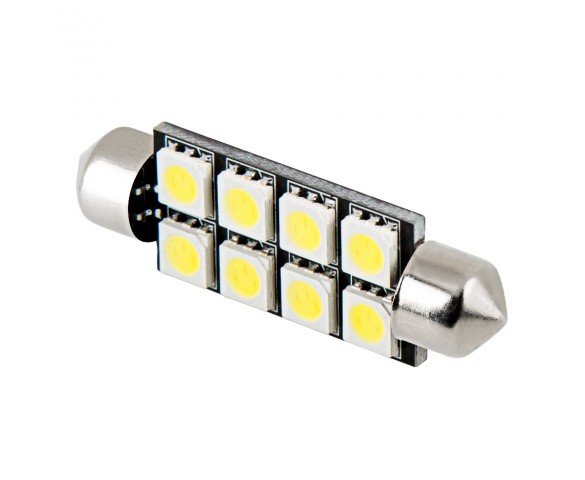 578 CAN Bus LED Bulb - 8 LED Festoon - 44mm