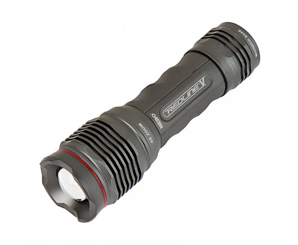 LED Flashlight - NEBO REDLINE V LED Flashlight w/ Focus Zoom Lens and Multiple Modes - 500 Lumens