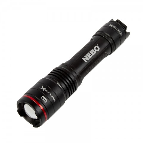 Nebo Redline X 1800 Lumen Zoom Strobe Taschenlampe mit Akku und Ladefunktion 