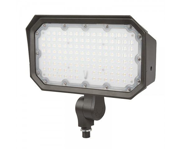 100W Knuckle Mount LED Flood Light - 250W Equivalent - 13000 Lumens
