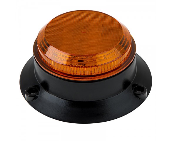 4-3/4" Amber LED Strobe Light Beacon with 8 LEDs
