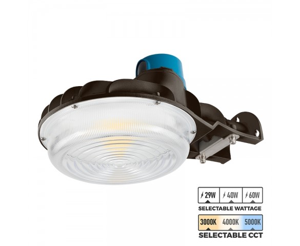 Selectable CCT and Wattage LED Dusk to Dawn Area Light - Brown - Photocell Included - 3900-8400 Lumens