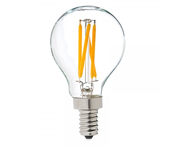 G14 LED Filament Bulb - 40 Watt Equivalent LED Candelabra Bulb - Dimmable -  370 Lumens | Super Bright LEDs