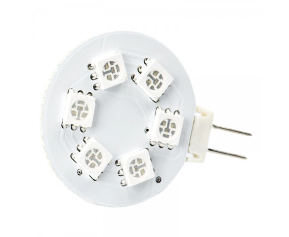 Color-Changing G4 LED Bulb - 6 SMD LED - Bi-Pin LED Disc