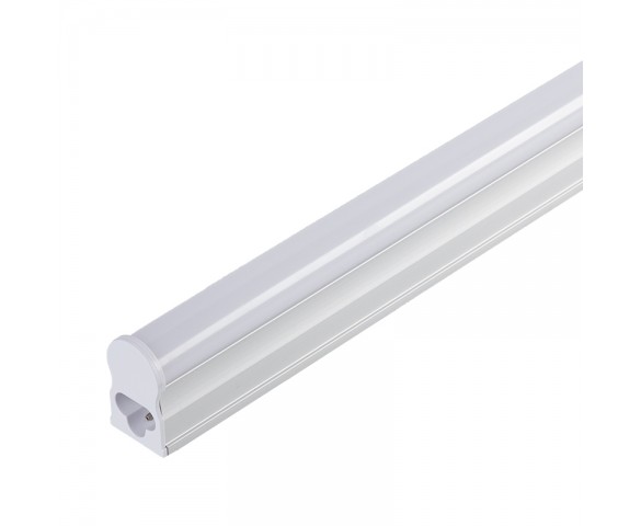 1Ft LED T5 Integrated Light Fixture - 5W Linkable Linear LED Task Light - 575 Lumens - 120V - 4000K