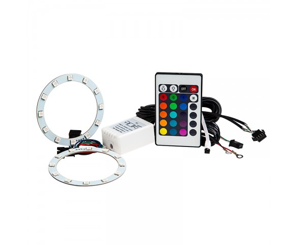 LED Color Changing Angel Eye Headlight Accent Light Kits