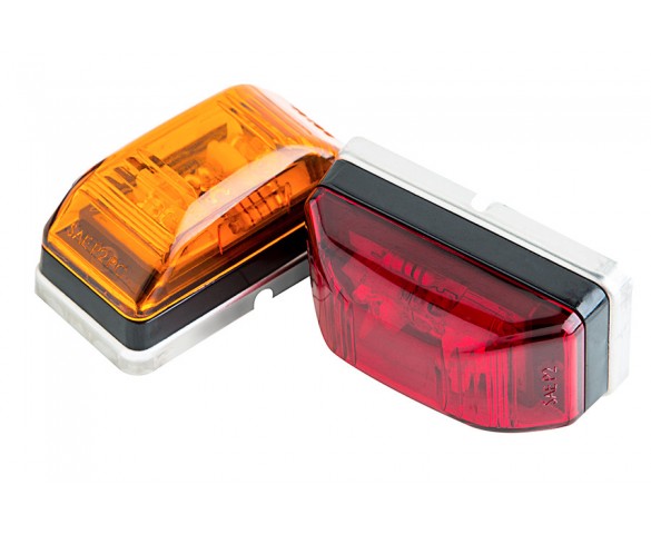 M11PC series Stud Mounted Marker Lamp: Available In Red & Amber