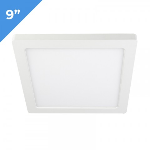 10X Natural White 18W 9" Square LED Recessed Ceiling Panel Down Light Bulb Lamp 