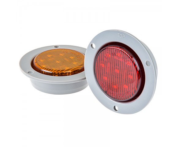 M5 series 2in Round LED Marker Lamp with Flange
