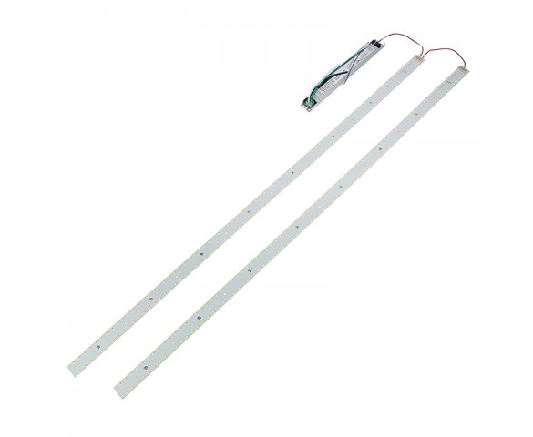 30W LED Magnetic Strip Troffer Retrofit Kit - 2x4 Troffer - 3700 Lumens - Dimmable